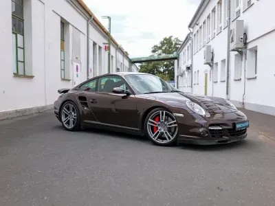 Gebraucht Porsche 911 Turbo 480 PS (353 kW) 2008 Braun Coupé