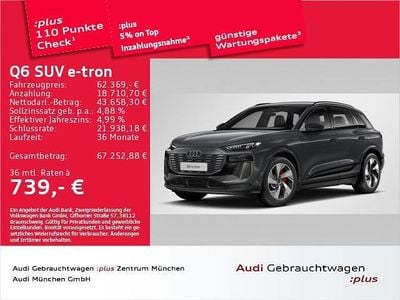 Magnetgrau Gebraucht 2024 Audi Q6 e-tron Ambiente SUV | 62.369 € (Guter Preis)
