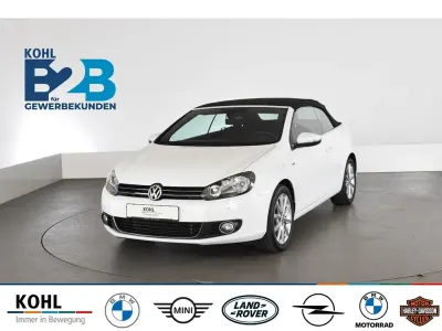 Gebraucht VW Golf Cabriolet LOUNGE 105 PS (77 kW) 2015 Weiss Cabrio