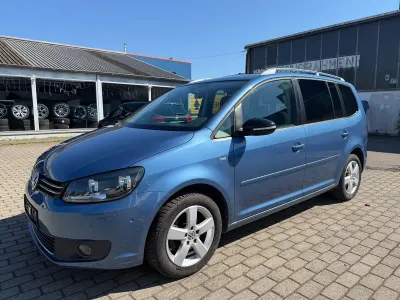 Gebraucht VW Touran Match 140 PS (102 kW) 2012 Blau Van / Kleinbus