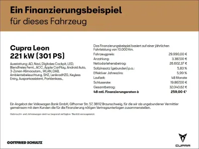 Gebraucht Cupra Leon VZ 300 PS (220 kW) 2024 (unbekannt) Limousine