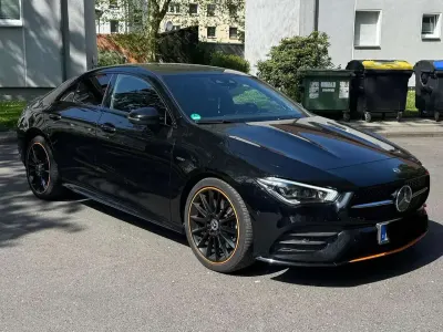 Brugt Mercedes CLA220 AMG Edition 1 190 HK (139 kW) 2019 Sort Sedan