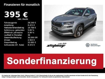 Brillantsilber metallic Gebraucht 2023 Skoda Karoq Style SUV | 27.470 € (Guter Preis)
