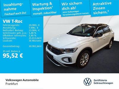 Second-hand VW T-Roc IQ Drive 150 CP (110 kW) 2025 Alb SUV
