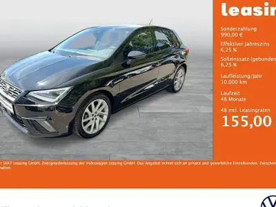 Gebraucht Seat Ibiza FR 95 PS (69 kW) 2023 Schwarz Kleinwagen