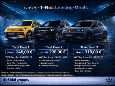 Ny VW T-Roc 116 HK (85 kW) 2026 Gul SUV
