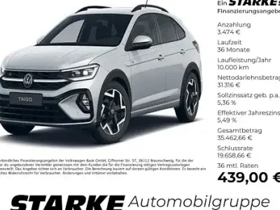 Ny VW Taigo R-line 150 HK (110 kW) 2026 Sølv SUV