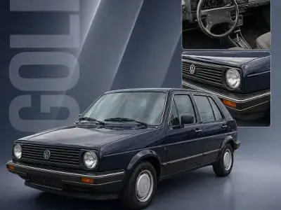 Brugt VW Golf II 90 HK (66 kW) 1987 Blå Hatchback