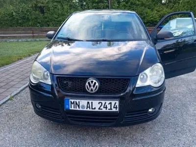 Gebraucht VW Polo Trendline 69 PS (50 kW) 2009 Schwarz Kleinwagen