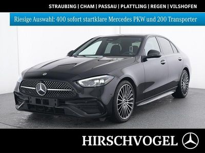 Gebraucht Mercedes C180 AMG line 170 PS (125 kW) 2025 Metalliclack obsidianschwarz Limousine