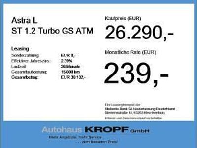 Nuova Opel Astra 131 CV (96 kW) 2025 Bianco Station wagon