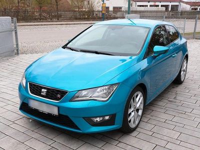 Usata Seat Leon SC FR 150 CV (110 kW) 2013 Blu Utilitaria