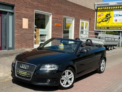 Brugt Audi A3 Cabriolet 160 HK (117 kW) 2009 Sort Cabriolet