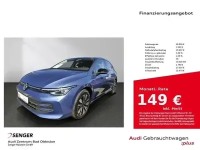 Brugt VW Golf VIII Goal 150 HK (110 kW) 2025 Blå Sedan