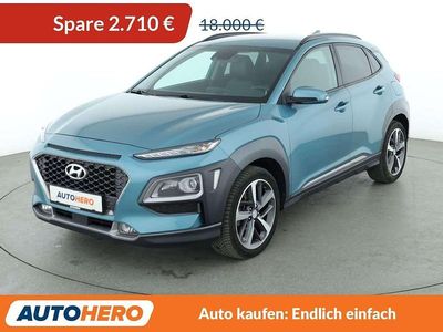 Gebraucht Hyundai Kona Premium 177 PS (130 kW) 2019 Ceramic blue SUV