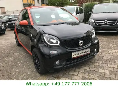 Gebraucht Smart ForFour 71 PS (52 kW) 2016 Schwarz/orange Kleinwagen