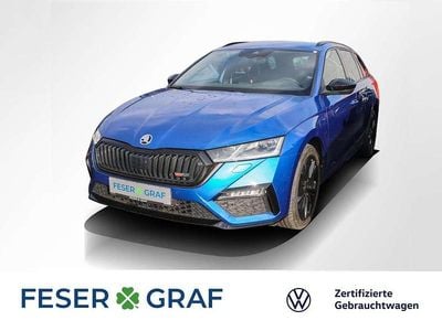 Raceblau metallic Gebraucht 2022 Skoda Octavia RS Kombi | 26.901 € (Guter Preis)