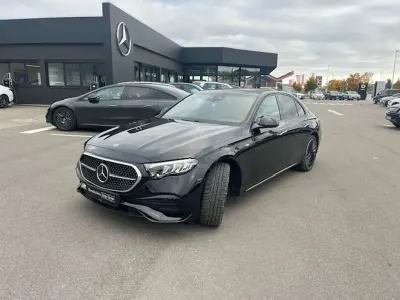 Gebraucht Mercedes E300 AMG 313 PS (230 kW) 2025 Metalliclack obsidianschwarz Limousine