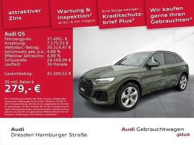 Gebraucht Audi Q5 Premium 204 PS (150 kW) 2022 Distriktgrün metallic SUV