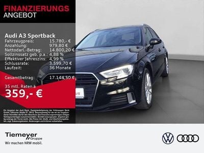 Gebraucht Audi A3 Sport 116 PS (85 kW) 2018 Schwarz Limousine