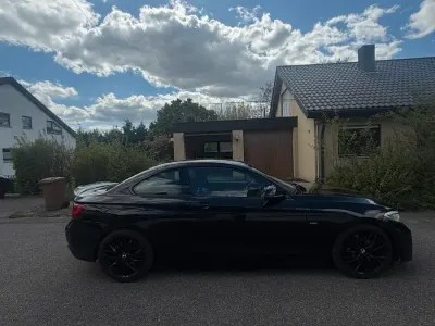 Brugt BMW 225 M Sport 224 HK (164 kW) 2016 Sort Coupe