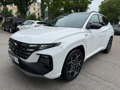 Gebraucht Hyundai Tucson N Line 179 PS (131 kW) 2023 Weiß SUV