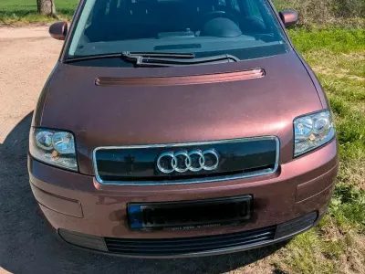 Brugt Audi A2 75 HK (55 kW) 2001 Rød Hatchback