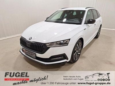 Gebraucht Skoda Octavia SportLine 204 PS (150 kW) 2022 Moonweiss metallic Kombi