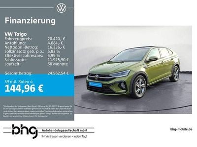Begagnad VW Taigo R-line 150 HK (110 kW) 2023 Grön SUV