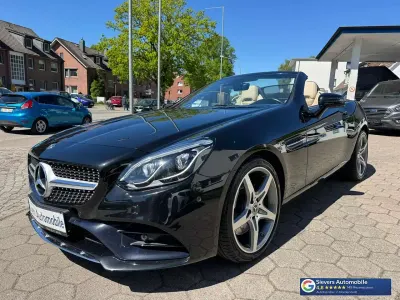 Gebraucht Mercedes SLC200 AMG line 184 PS (135 kW) 2018 Obsidianschwarz  lack Cabrio