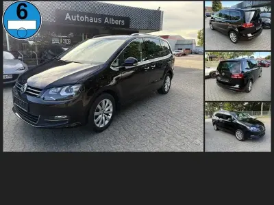 Gebraucht VW Sharan Highline 150 PS (110 kW) 2020 Schwarz Van / Kleinbus