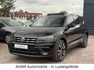 Gebraucht VW Tiguan Allspace R-line 200 PS (147 kW) 2022 Deep black perleffekt SUV