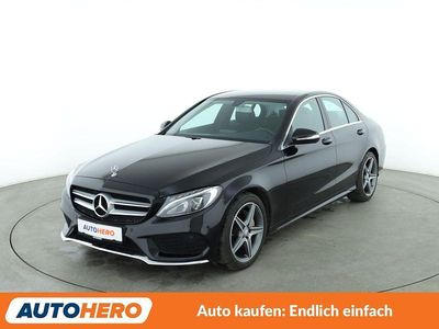 Gebraucht Mercedes C180 AMG line 156 PS (114 kW) 2015 Schwarz Limousine