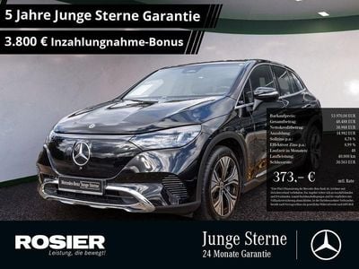 Gebraucht Mercedes EQE350 Electric Art 214 kW (292 PS) 2024 Schwarz / obsidianschwarz (metallic) SUV