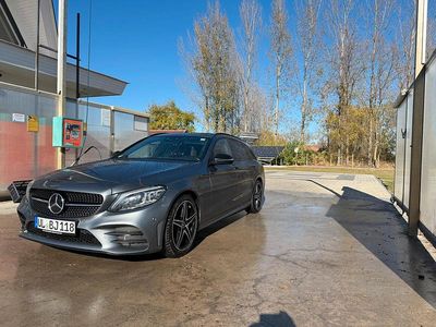 Gebraucht Mercedes C220 AMG 194 PS (142 kW) 2019 Grau Kombi