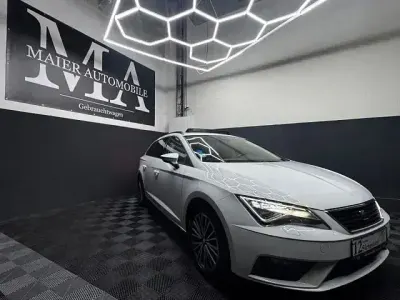Usata Seat Leon ST 4Drive 150 CV (110 kW) 2019 Bianco Station wagon