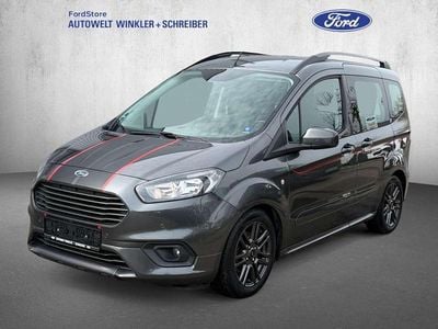 Gebraucht Ford Tourneo Courier Sport 101 PS (74 kW) 2018 Grau Van / Kleinbus