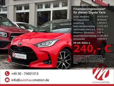 Brugt Toyota Yaris Hybrid Edition 116 HK (85 kW) 2020 Rød Hatchback