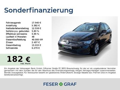 Gebraucht VW Golf VIII S 116 PS (85 kW) 2022 Deep black perleffekt Kombi