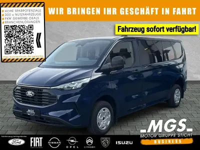 Ny Ford Transit Custom Trend 110 HK (80 kW) 2026 Blå Stationcar