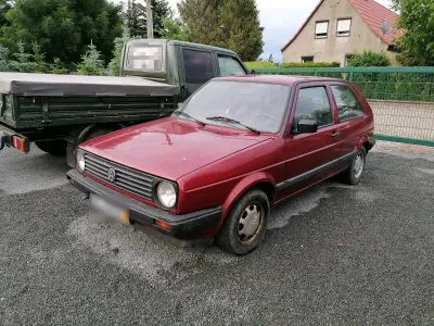 Gebraucht VW Golf II 54 PS (39 kW) 1990 Rot Kleinwagen