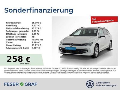 Pure white Gebraucht 2024 VW Golf VIII Life Kombi | 25.390 € (Superpreis)