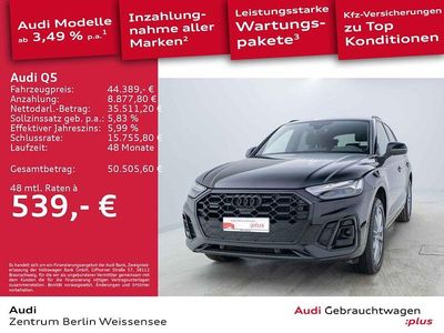 Schwarz Gebraucht 2023 Audi Q5 S-Line SUV | 44.389 € (Fairer Preis)