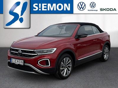 Gebraucht VW T-Roc Cabriolet Goal 150 PS (110 kW) 2024 Rot Cabrio