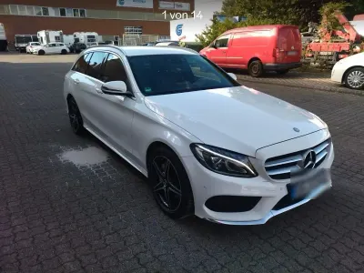 Używany Mercedes C400 AMG line 333 KM (244 kW) 2016 Biały Kombi