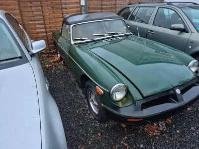 Używany MG B 95 KM (69 kW) 1978 Zielony Kabriolet