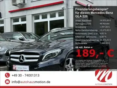 Używany Mercedes GLA220 AMG line 170 KM (125 kW) 2015 Czarny SUV