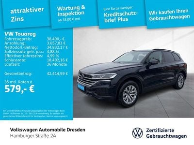 Gebraucht VW Touareg Basis 231 PS (169 kW) 2022 Blau SUV
