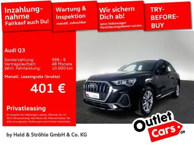 Gebraucht Audi Q3 S-Line 245 PS (180 kW) 2022 0e mythosschwarz metallic SUV
