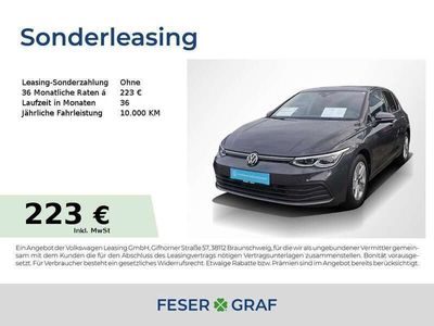 Grau Gebraucht 2023 VW Golf VIII Life Limousine | 21.940 € (Guter Preis)
